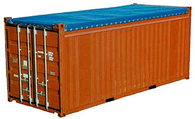 20-футовый контейнер с открытым верхом(open top)